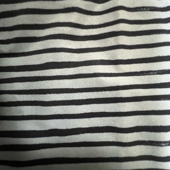 HANG TEN MENS SWIM TRUNKS. SIZE LARGE. 
LIGHT AND DARK BLUE STRIPES. - Picture 9 of 12